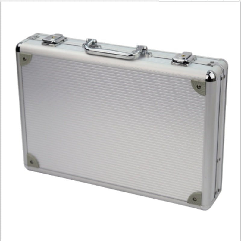 24 Grid Aluminum Suitcase travel watch box - Design My Universe