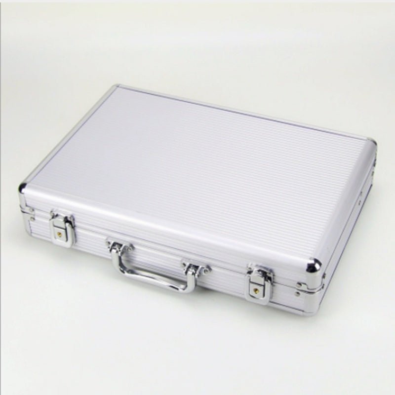 24 Grid Aluminum Suitcase travel watch box - Design My Universe