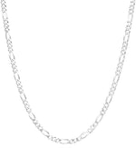 Load image into Gallery viewer, Sterling 925 Silver Figaro Link Chain - Design My Universe
